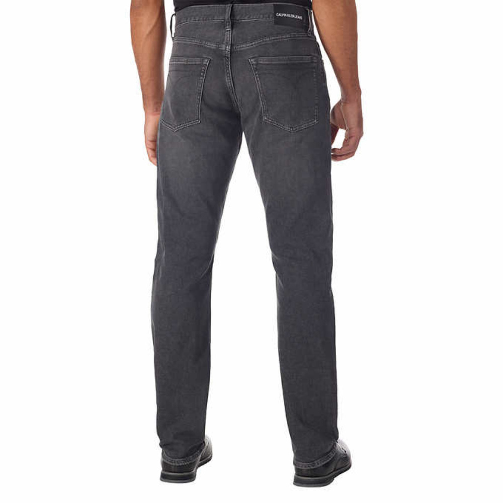 Calvin Klein Jeans Men's Straight Fit Jean Gray - Picture 2 of 5